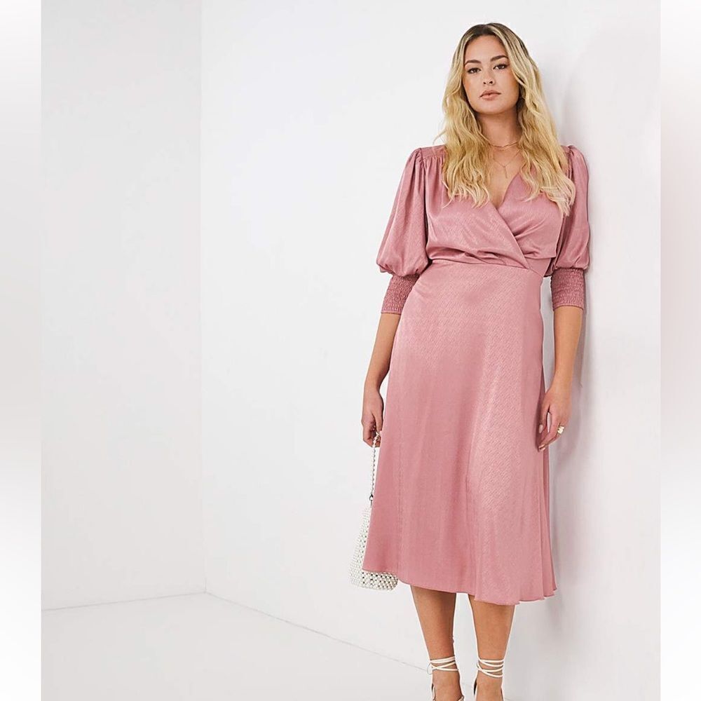 Little Mistress satin dress